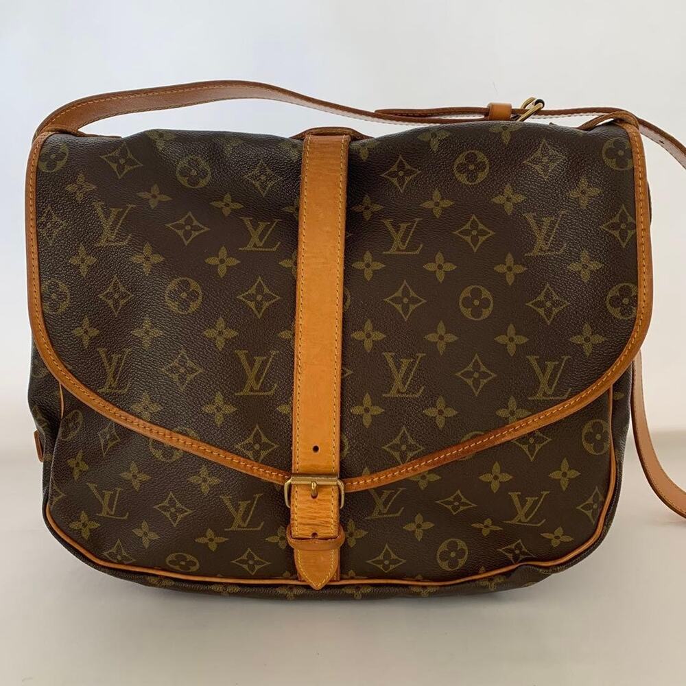 Louis Vuitton Vintage Monogram Saumur 30 Crossbody Bag